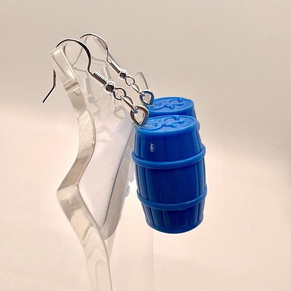 Barrel Of Monkeys Earrings - Retro Toy Earrings - Game Night Earrings - Y2k 90s - Picture 3 of 10